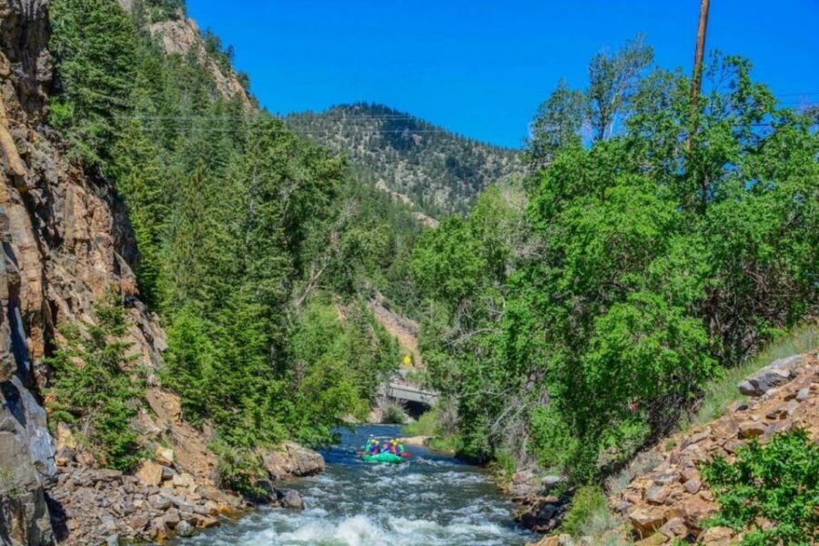 Clear Creek, Colorado: Beginner Whitewater Rafting - Starting at 291 Co Rd 308 and getting on the water