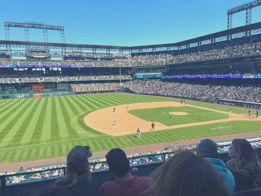 Denver: Colorado Rockies Baseball Game Ticket at Coors Field - Coors Field’s Rocky Mountain setting turns baseball into a full event