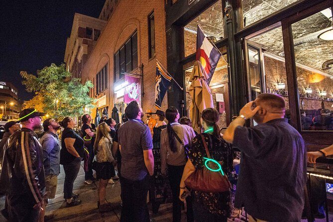 Denver Haunted Booze and Boos Ghost Walking Tour - Lower Downtown - LoDo after dark at 7:30 pm: the route has a natural rhythm