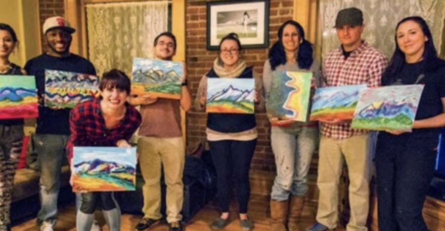 Denver: Puff Pass and Painting Class - The studio vibe: relaxed, social, and built for creativity