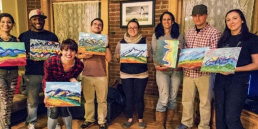 Denver: Puff Pass and Painting Class - Smoking logistics: what to expect with the puff part