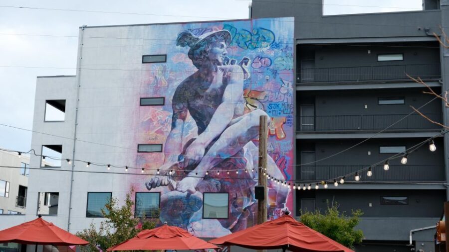 Denver's Highlights: A Guided Bike or Ebike Adventure - Five Points and RiNo murals: the ride starts with street art you can read