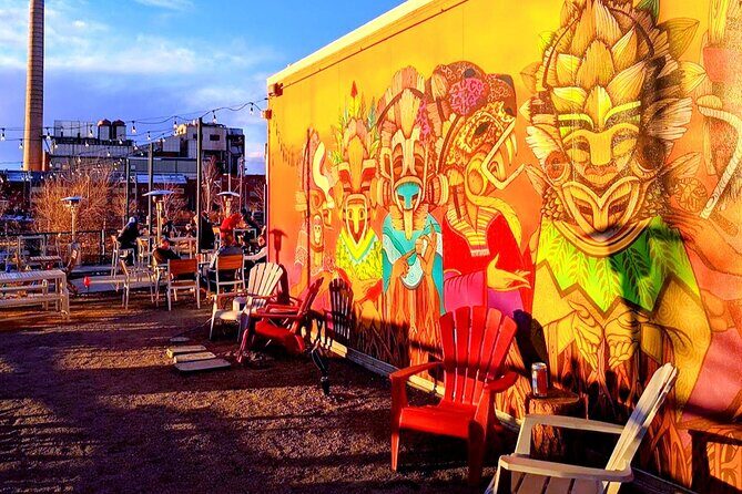 E-Bike & Brews: Denver's Platte River and Breweries E-Bike Tour - Grant-Frontier Park and The Infinite Span Sculpture