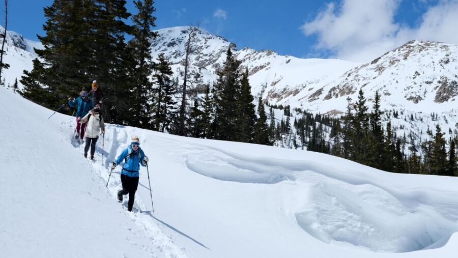 From Denver: Snowshoeing in Rocky Mountains - The Near-Denver Alternatives: Bison Preserve and Red Rocks Ruins