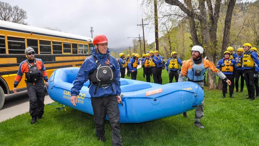 Near Denver: Clear Creek Intermediate Whitewater Rafting - The named rapids: Nomad, Fall River, Deliverance