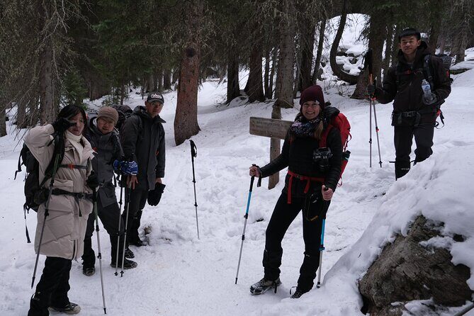 Snowshoeing in Rocky Mountains - Food on the Trail: Snacks That Make the Day Feel Complete