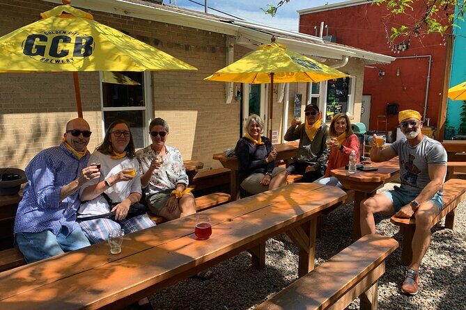 Wild West Pub Crawl - Stop 1: Golden City Brewery’s Victorian Backyard Setting